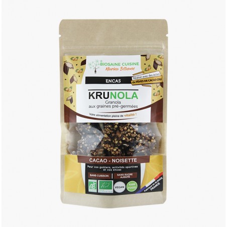KRUNOLA CACAO NOISETTE 140G - BIOSAINE