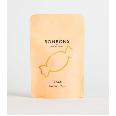 BONBONS À LA PÊCHE 40G - OH MY GUM!