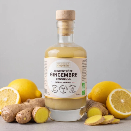CONCENTRÉ DE GINGEMBRE 200ML - LE COMPTOIR DU GINGEMBRE