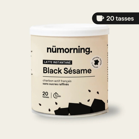 MORNING LATTE BLACK SESAME 125G - NÜ MORNING