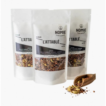 L'ATTABLÉ 75G - NOMIE